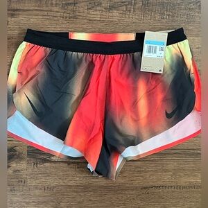 Nike Dri Fit ADV AeroSwift Elite 2” Running Shorts ‘Crimson Black’ (size mens M)